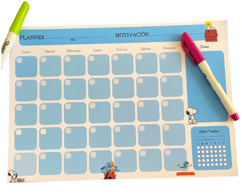 Planificador Encolado Snoopy