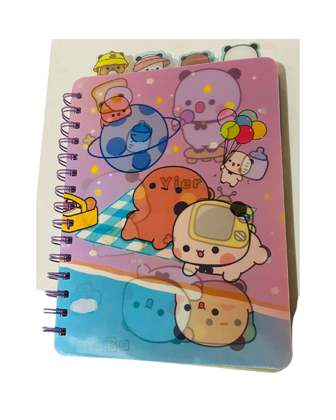 Libreta Bubu y Dudu Holográfico con separadores