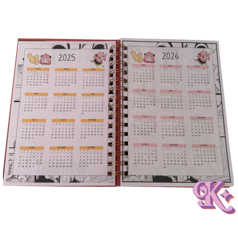 Planner Mensual Spy Family