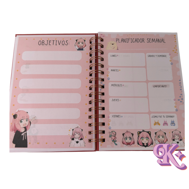 Planner Mensual Spy Family