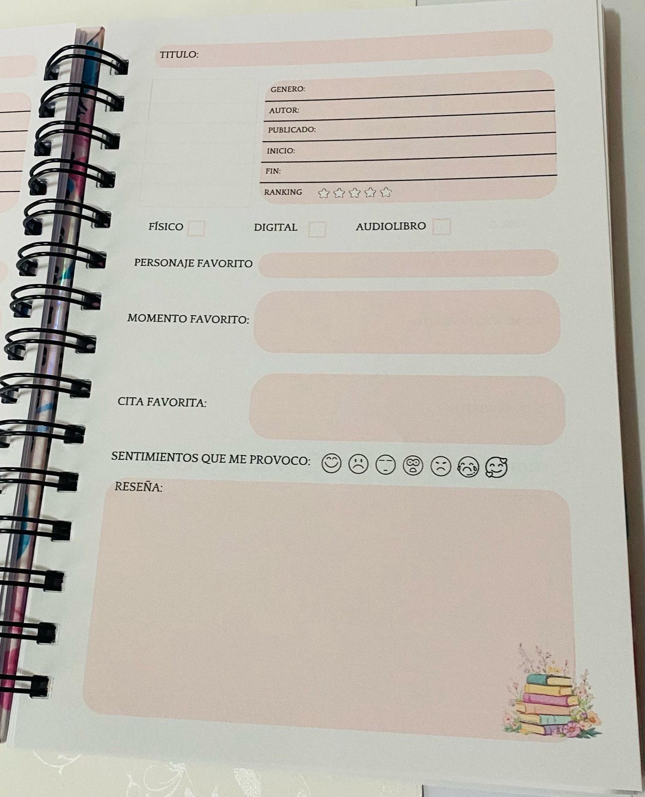 Diario De Lectura - Journal Book