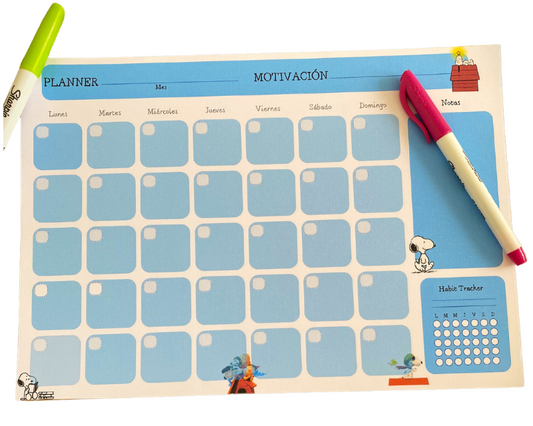 Planificador Encolado Snoopy