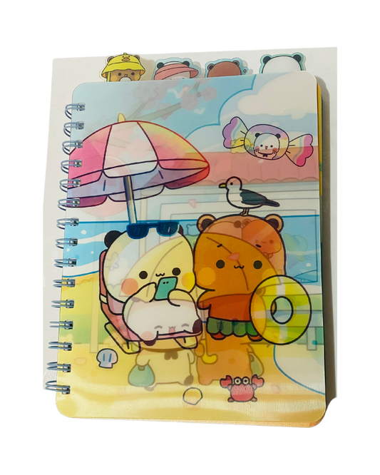 Libreta Bubu y Dudu Holográfico con separadores