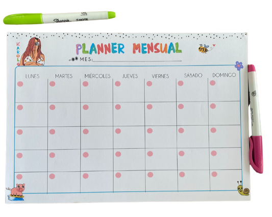 Planificador Encolado Karol-G