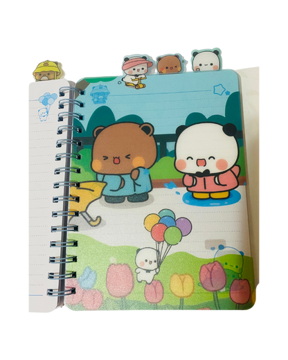 Libreta Bubu y Dudu Holográfico con separadores
